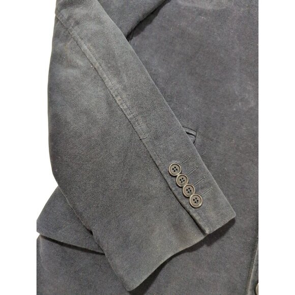 Tommy Hilfiger Moleskin Jacket Blazer Sport Coat Mens 40 Long Blue 3 Button - Picture 4 of 12
